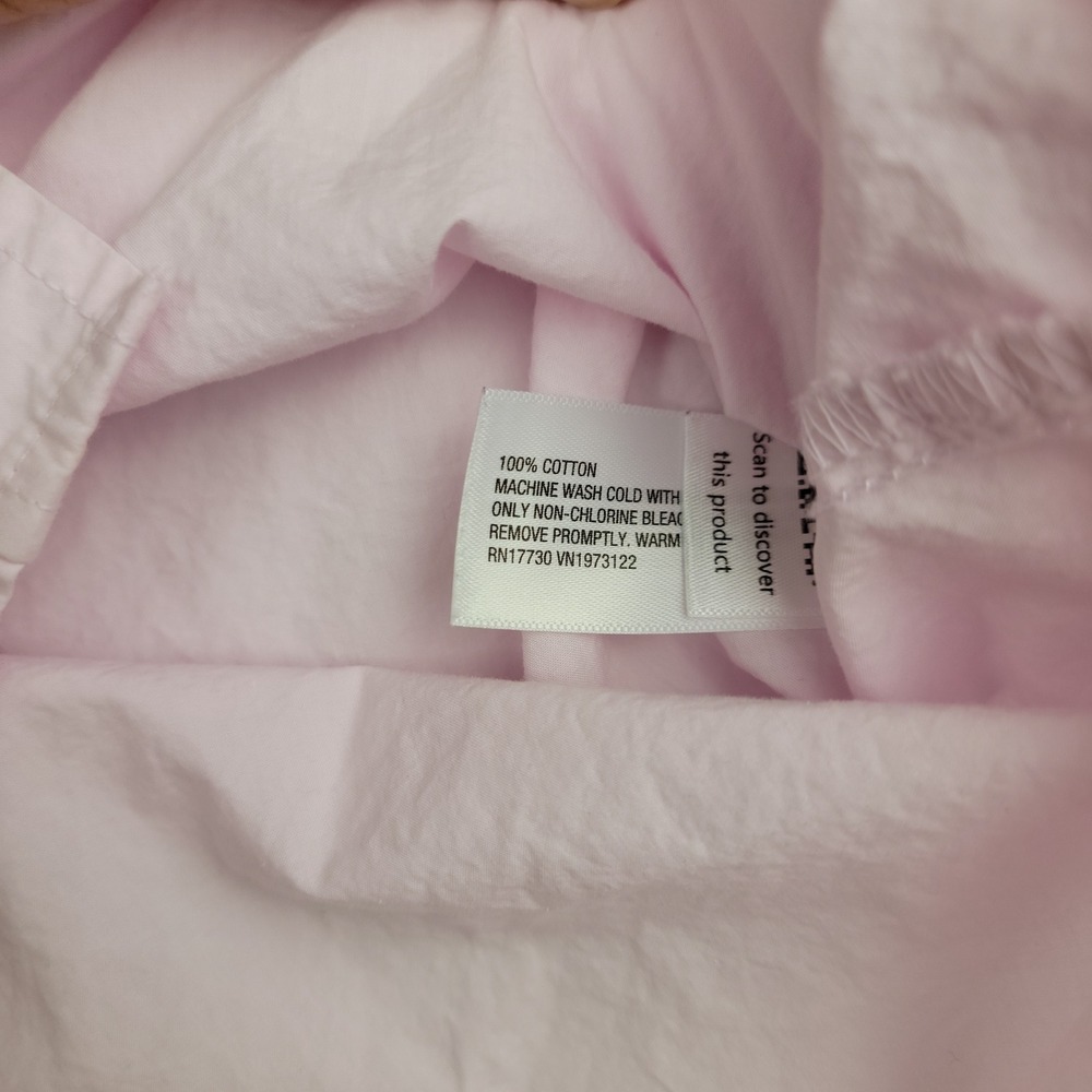 Universal Thread Womens Pink Oversized Fit Cotton Button Down Shirt Size L - Picture 8 of 11